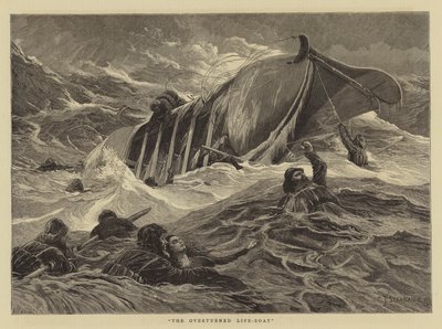 La scialuppa di salvataggio capovolta da Charles J. Staniland